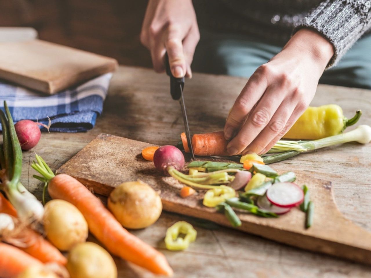 Fresh Vegetables From The Garden To On The Table To Eat