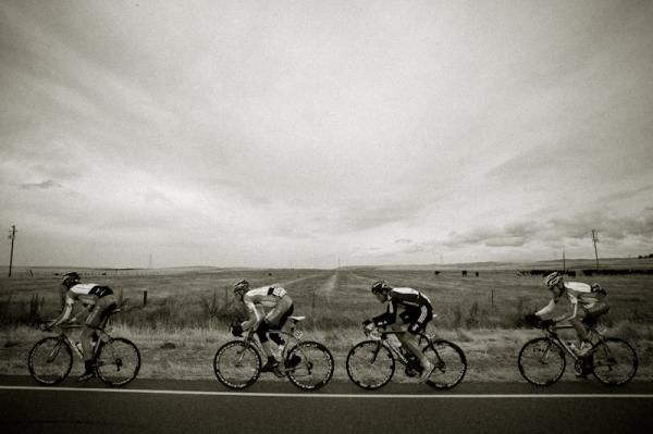 A lot of today's route brought the race through vast farm lands