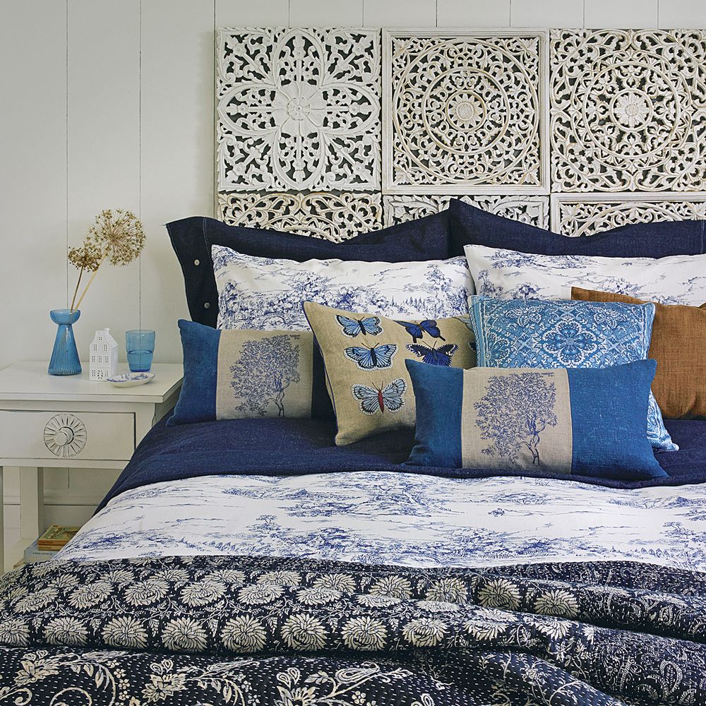 DIY headboard ideas to create a stunning backdrop for beds on a budget