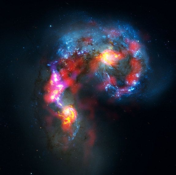 Combined view of the Antennae Galaxies