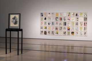Installation view of ‘A Law… A Blueprint… A Scale