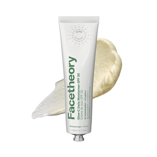 Facetheory Glow-C Daily Face Moisturizer Spf 30 (grapefruit) - Lightweight, Dual-Action Vitamin C &amp;amp; Niacinamide Hydrating Cream for All Skin Types (50 Ml)