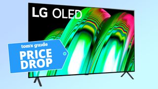 LG A2 OLED photo with deal tag