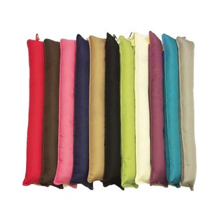 Comfy Nights Plain Dyed Fabric Draught Excluder in a range of colours 