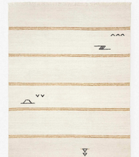 Iconic stripe rug| Was $1,698, now $849, Lulu and Georgia