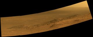Mars Rover Opportunity's View of Wharton Ridge