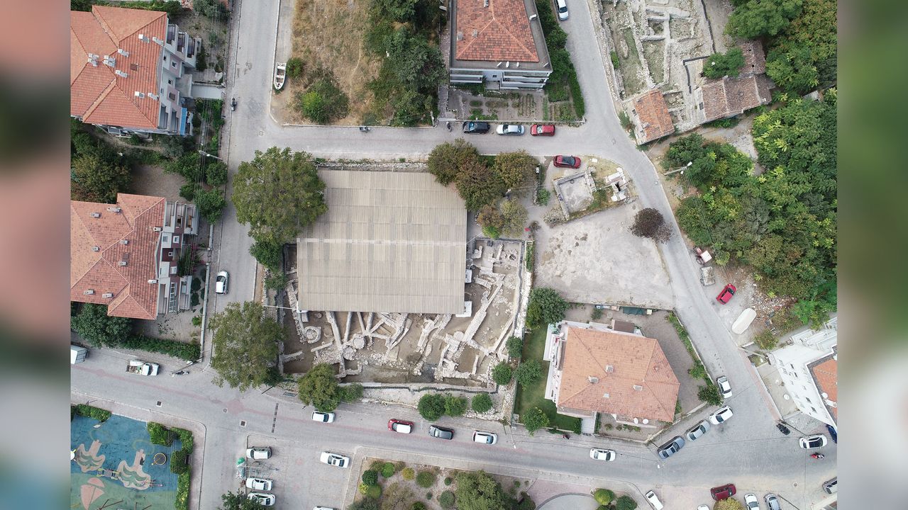 The site is near the busy waterfront of a popular seaside resort on Turkey's Aegean coast. It will now become an archaeological museum.