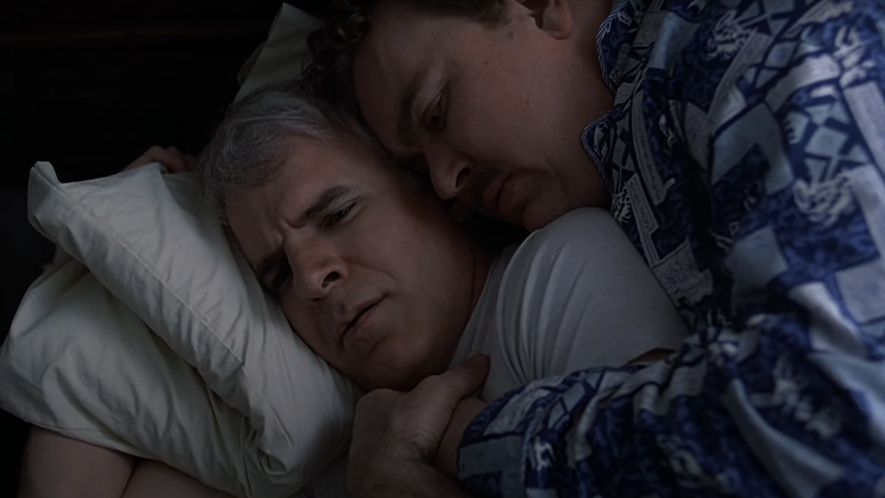 Planes, Trains, Automobiles pillow scene