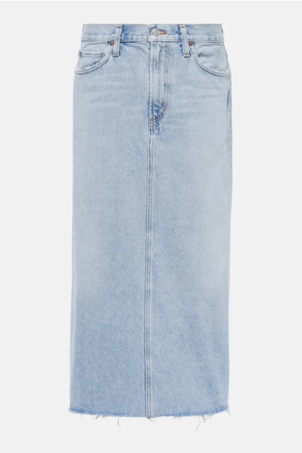 Agolde, Della Denim Midi Skirt