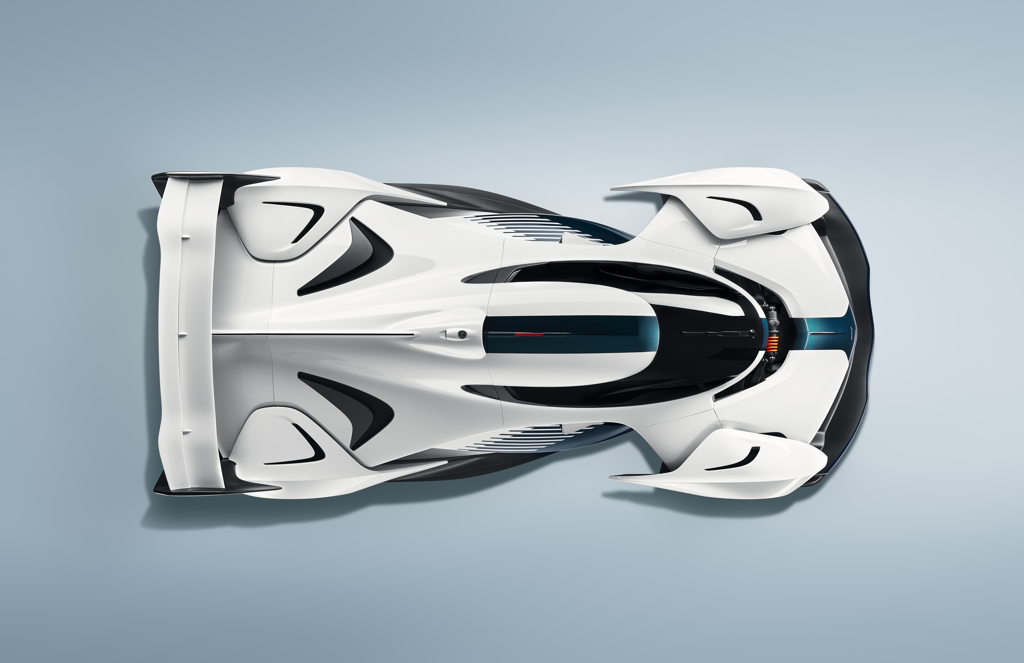 McLaren Solus GT car seen from above