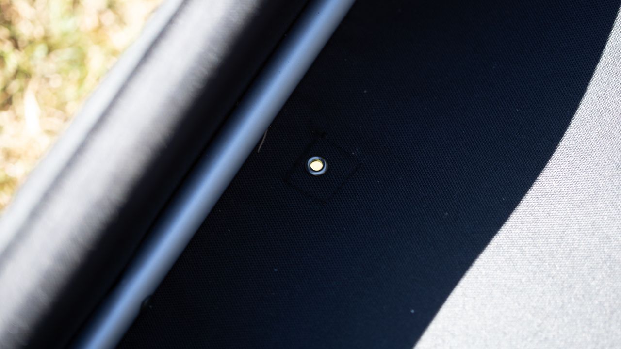 Burley D&rsquo;Lite X bike trailer drain hole