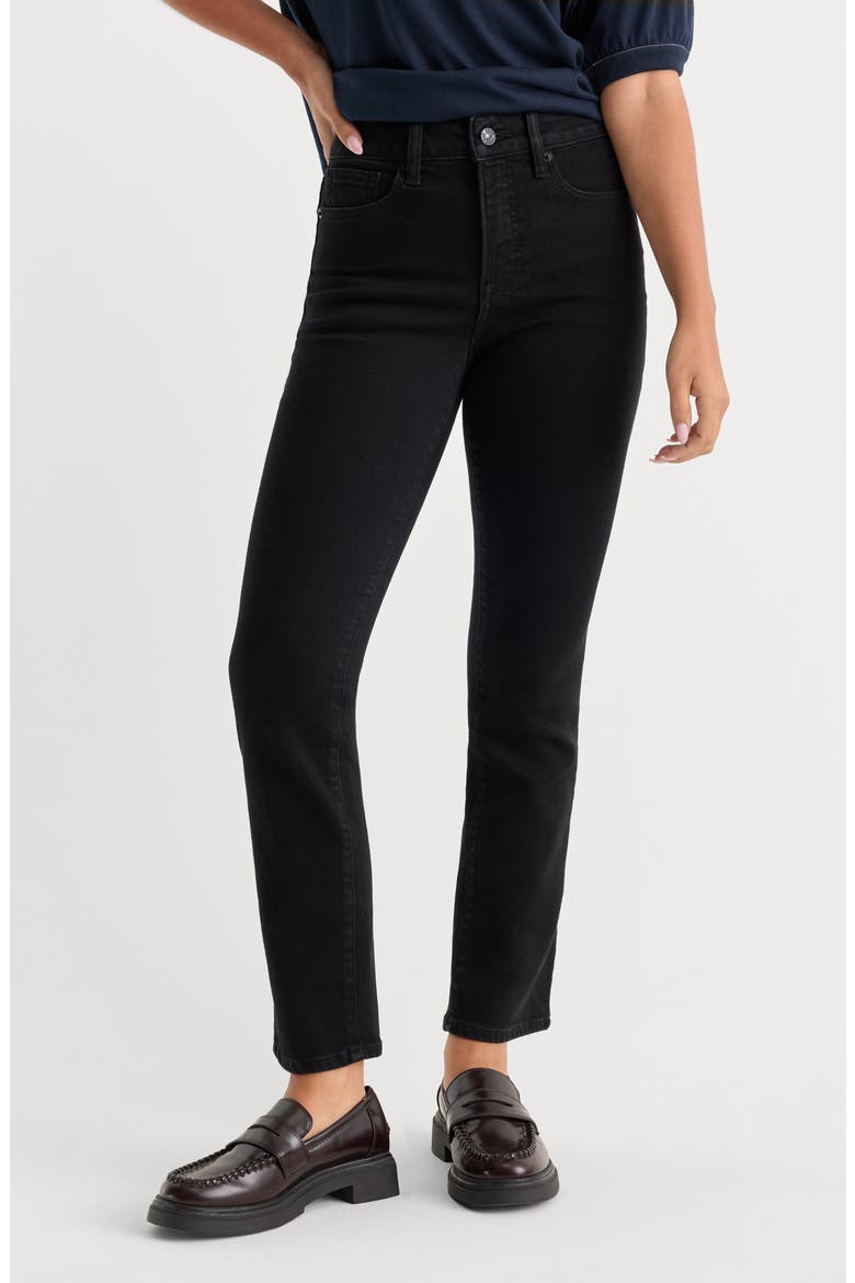 Good Petite High Waist Straight Leg Jeans