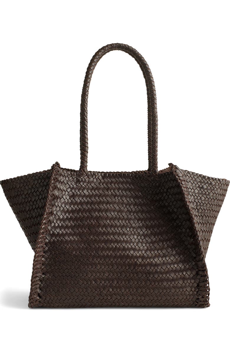 The Lexington Woven Leather Tote