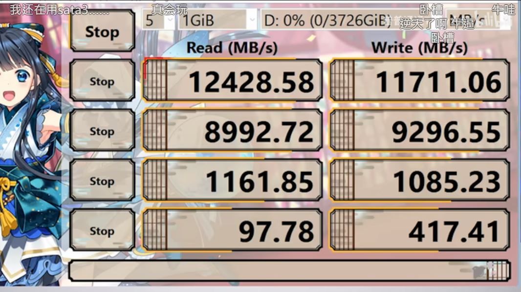 RTX 4060 Ti M.2 Performance with 4TB Crucal MP700