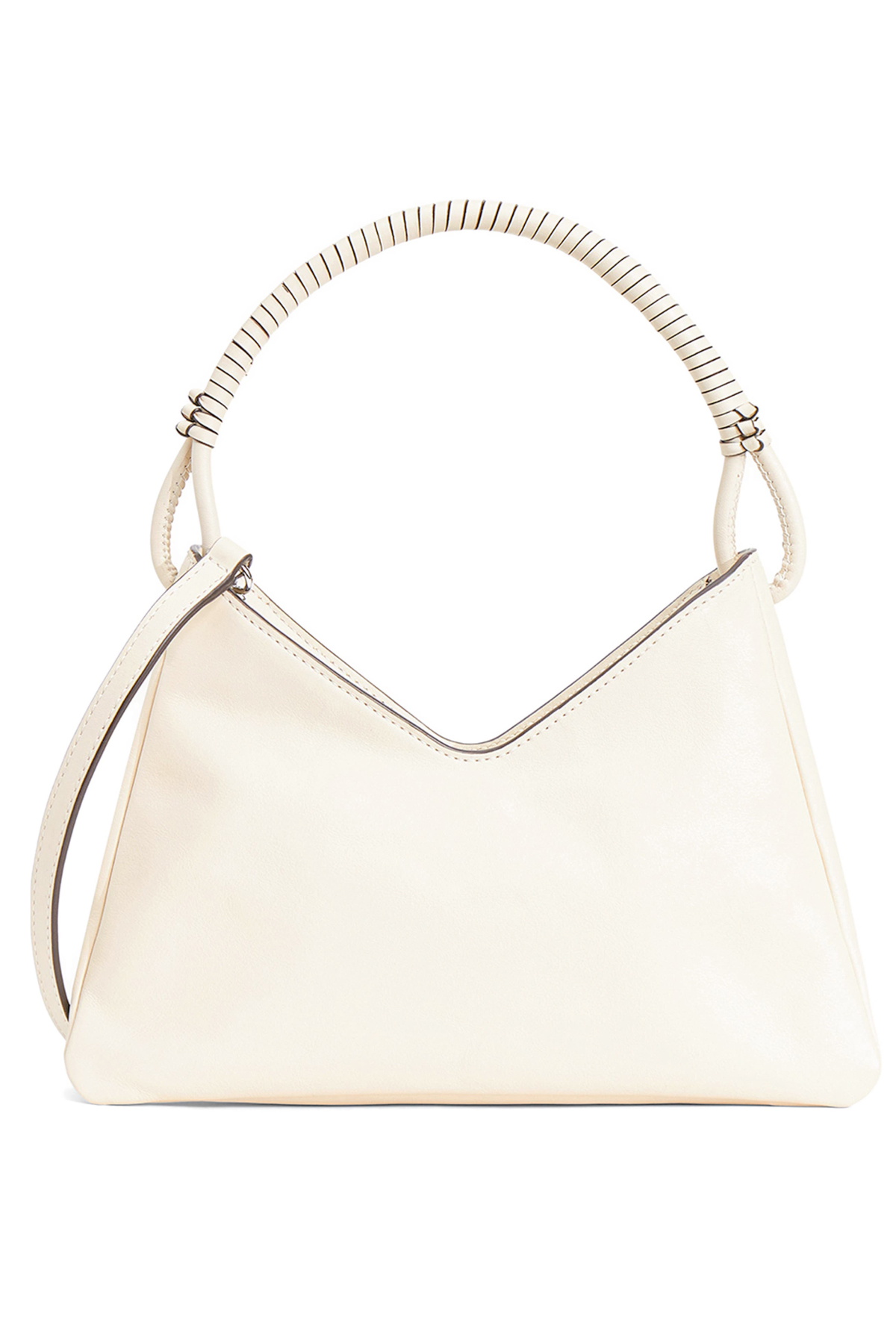 STAUD Valerie Leather Shoulder Bag