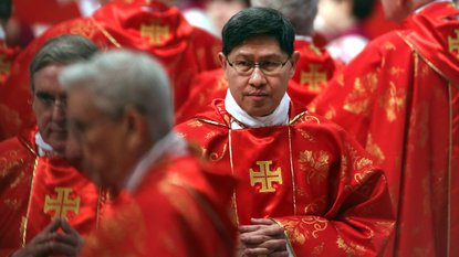 Cardinal Luis Antonio Tagle attends Mass at St Peter&#039;s Basilica 