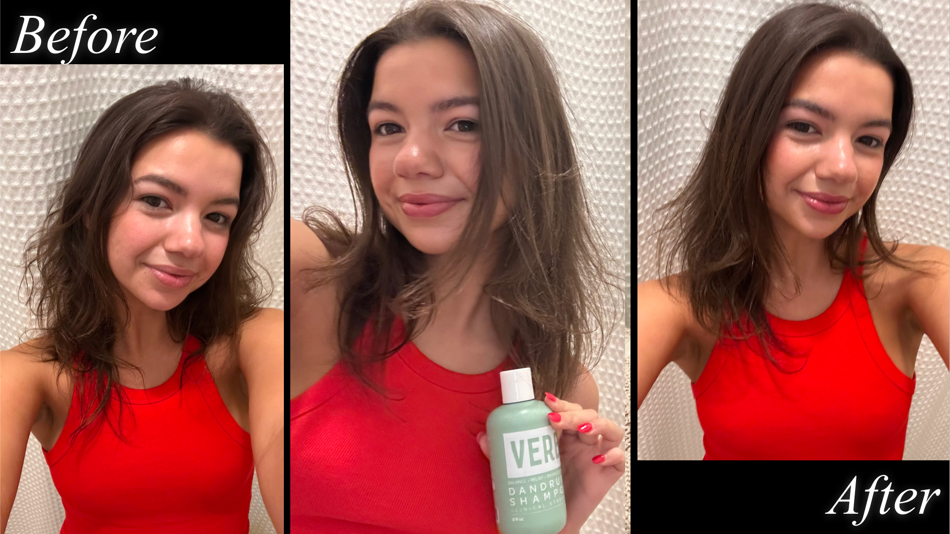 Contributing Marie Claire writer Malcia Greene uses Verb Dandruff Shampoo with Salicylic Acid for Dry and Flaky Scalp