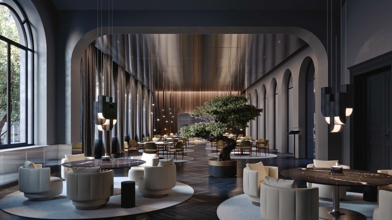 Minotti's Grand Tour imagines dreamy backdrops to furniture | Wallpaper