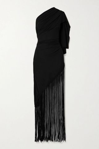 FAITHFULL Bijou One-shoulder Fringed Dress