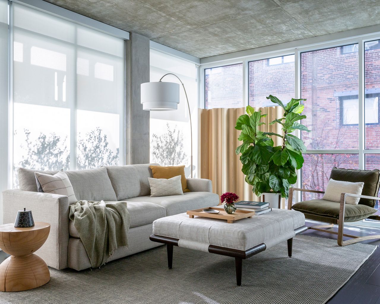 View of Design house: a small, industrial-style condo has been lovingly updated ...