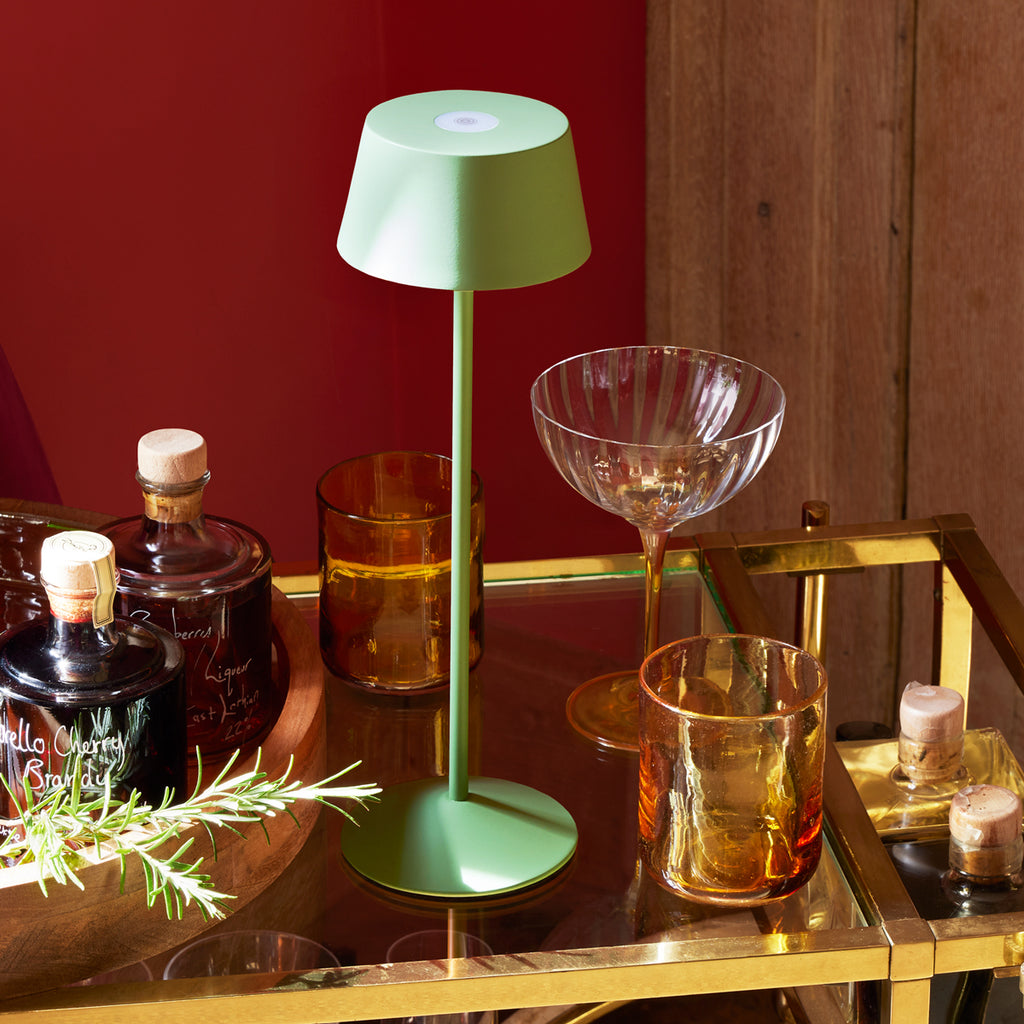 Scoon Rechargeable Table Lamp in Watercress