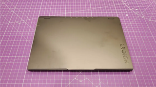 Lenovo Legion Pro 5i on a drafting mat during our tests