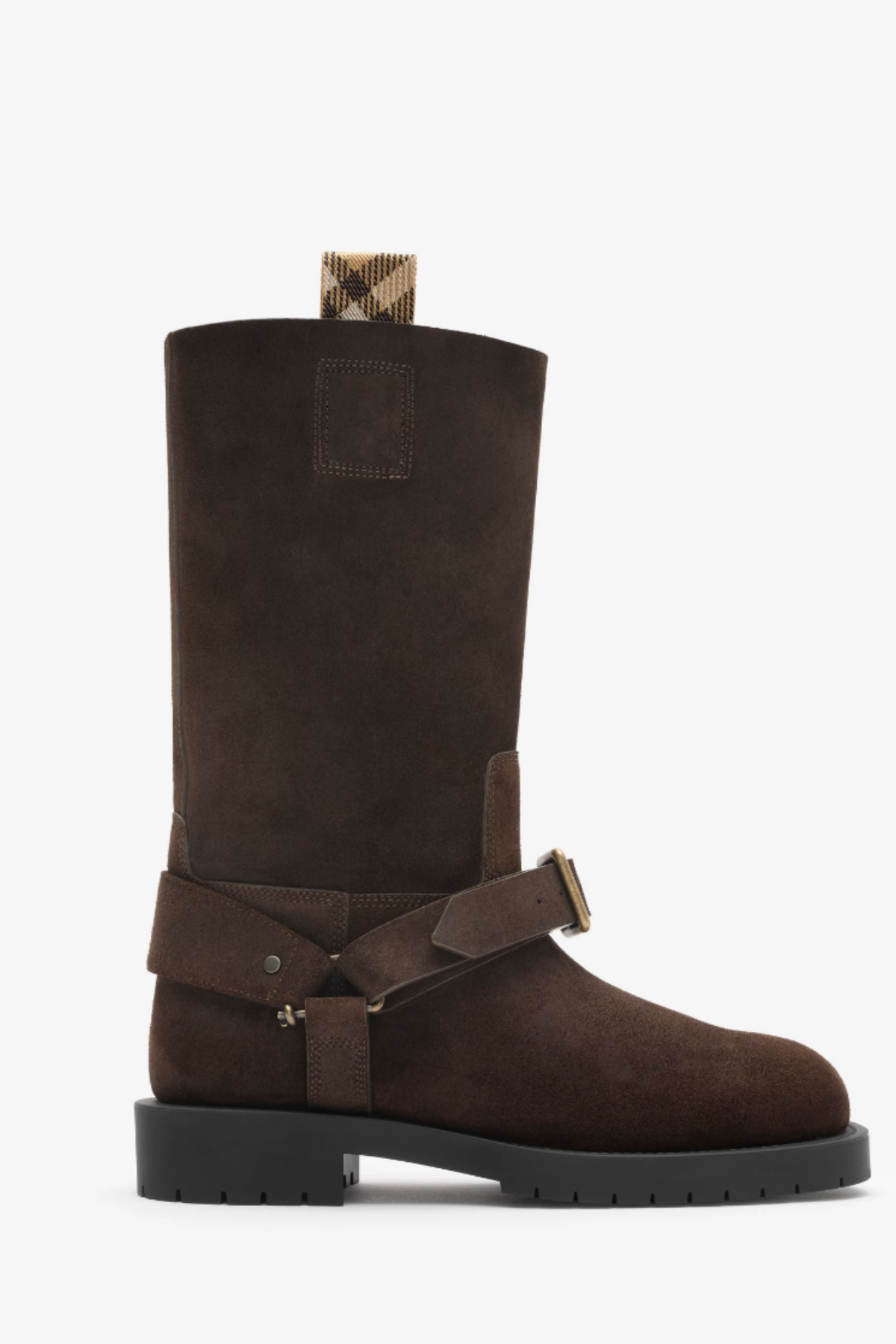 Burberry, Leather Soft Saddle Low Boots&amp;#8203;