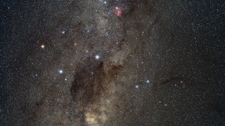 Four bright stars that form the Southern Cross 