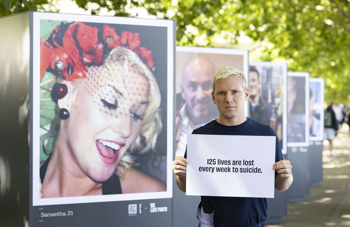 The Last Photo outdoor exhibition raises awareness of suicide recognition and prevention