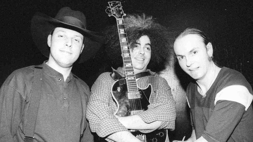 Melvins posing for a photograph in the ,mid-90s