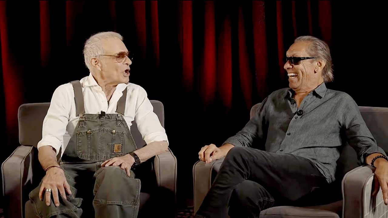 David Lee Roth and Alex Van Halen in conversation
