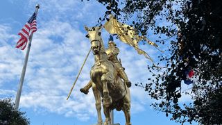 Joanie on the Pony statue, New Orleans