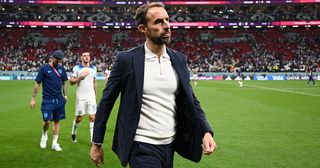 World Cup 2022: When is England's next game? Gareth Southgate, Head Coach of England, walks off the pitch after the 0-0 draw during the FIFA World Cup Qatar 2022 Group B match between England and USA at Al Bayt Stadium on November 25, 2022 in Al Khor, Qatar.