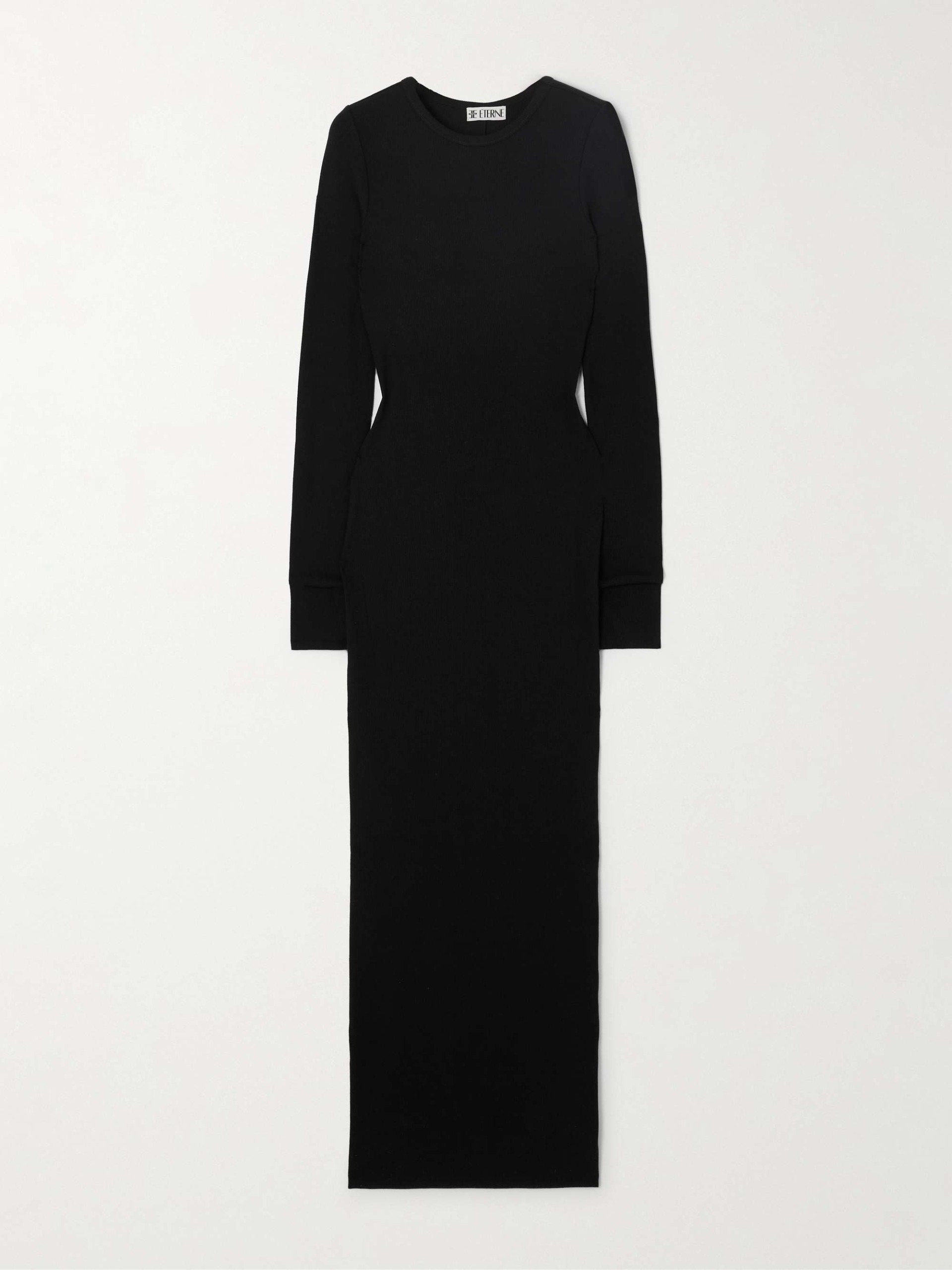 Ribbed Stretch-Jersey Maxi Dress