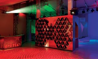 The bottle wall by ODE designer Lee Gibson