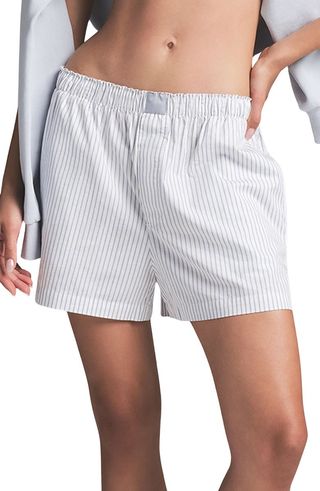 Cotton Poplin Boxer Shorts