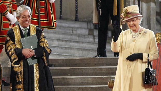 John Bercow and the Queen