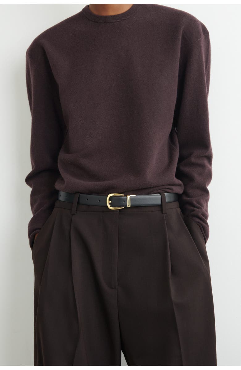 reversible leather belt