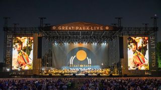 The stage at Great Park Live.