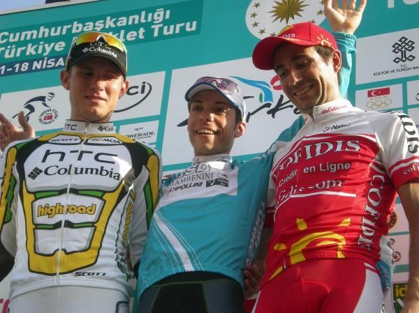 The Tour of Turkey podium