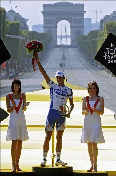 Gert Steegmans (Quick Step) enjoys his second Tour stage victory after grabbing stage two last year.