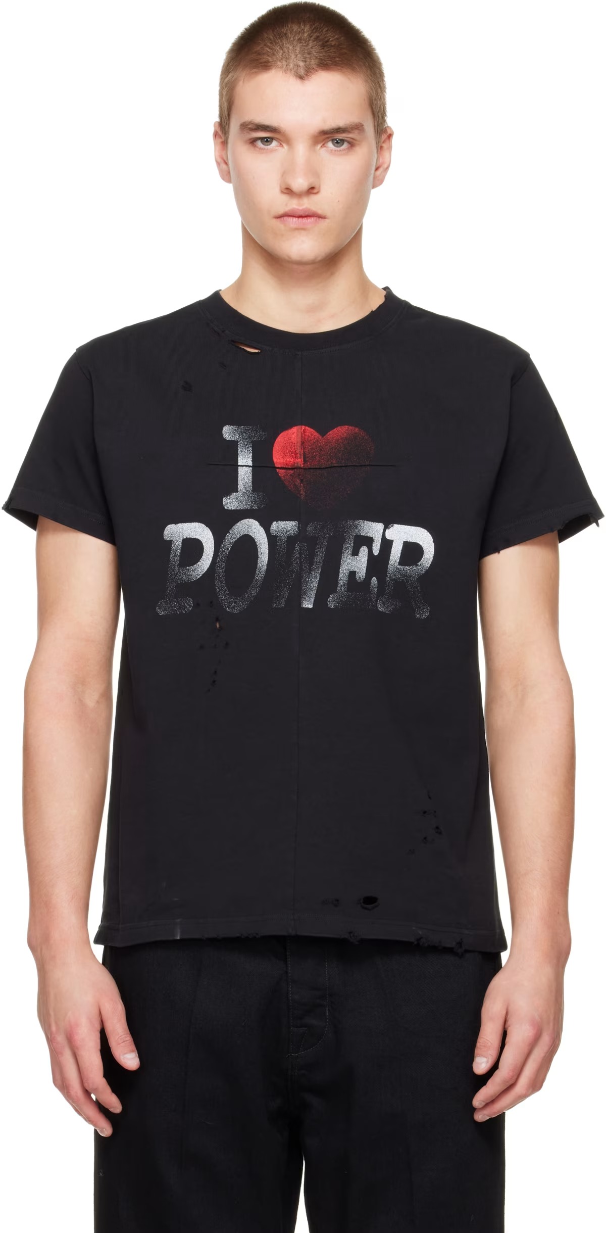 Black Short-Sleeve Power T-shirt