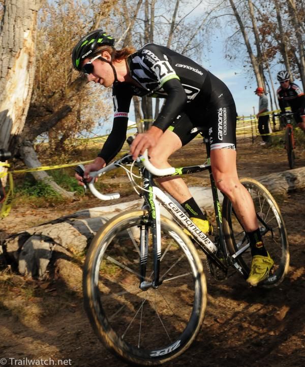 Jamey Driscoll (Cannondale-Cyclocrossworld.com) moved into third position