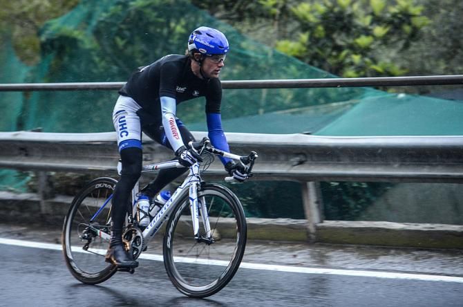 Marc De Maar (UnitedHealthcare) makes the breakaway at the 2014 Milan-San Remo