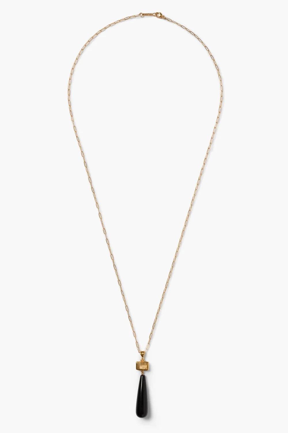 Messina Necklace Black Agate
