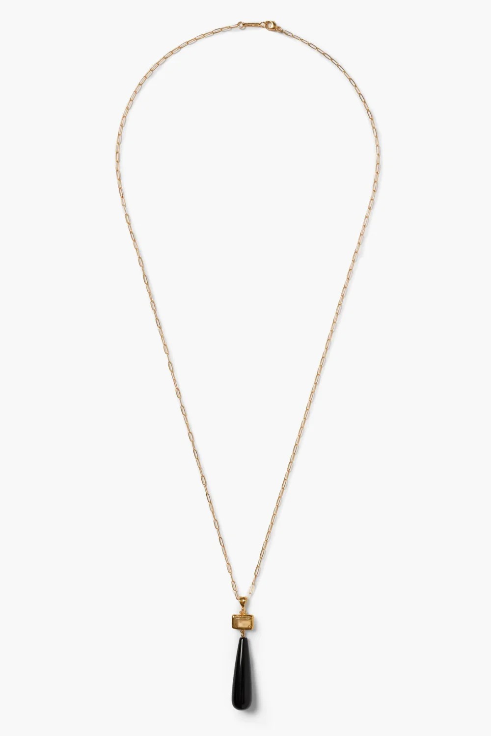 Messina Necklace Black Agate