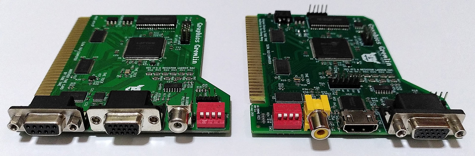 Enthusiast pflanzt HDMI-Anschluss auf ISA-Grafikkarte auf