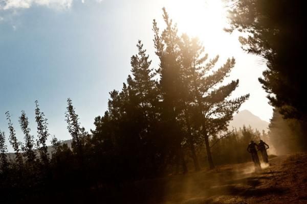 Riders during stage 4