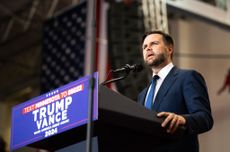 Former President Trump And VP Nominee Sen. JD Vance Hold Rally In St. Cloud, Minnesota