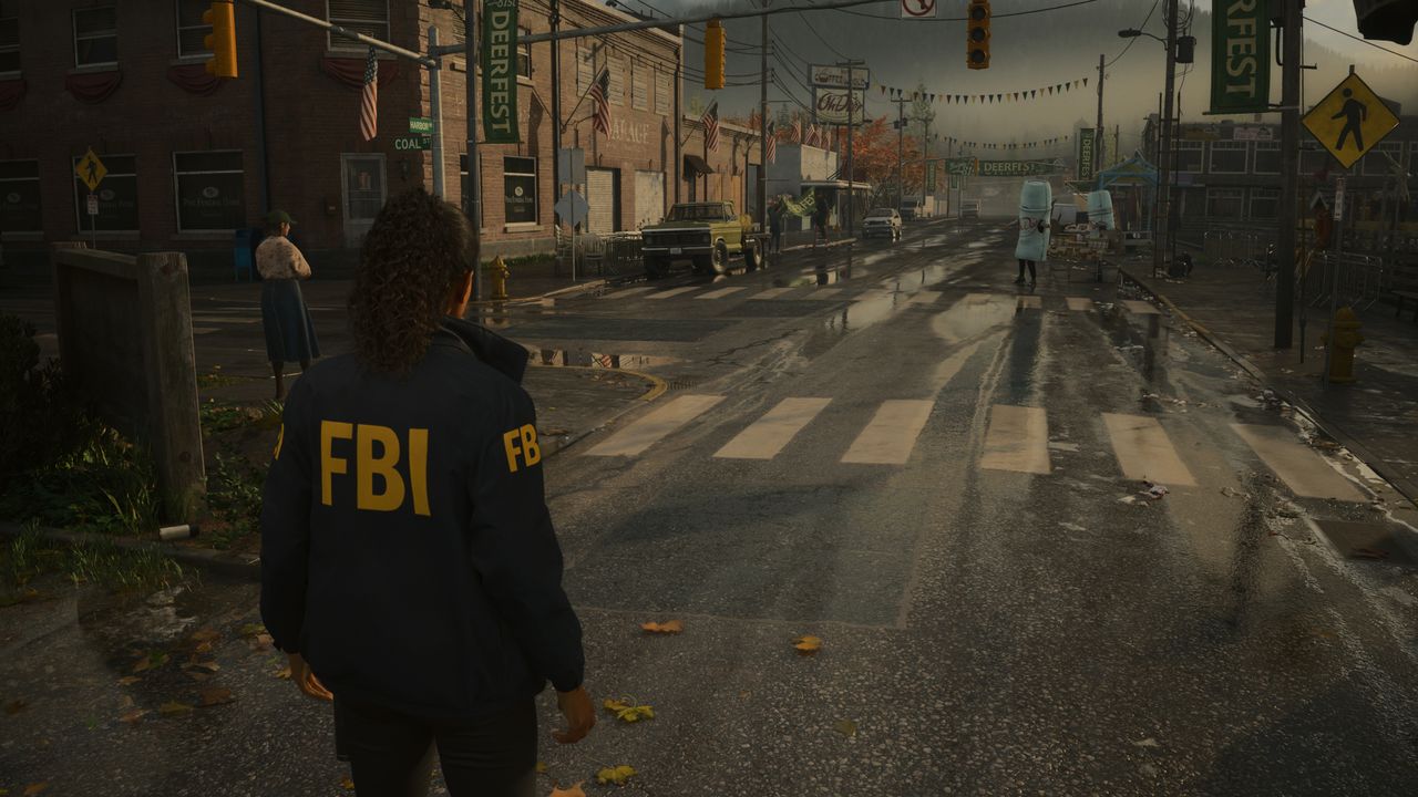 Alan Wake 2 image fidelity comparison screenshots